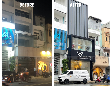 Thi Công Shop VINAQUICK Quận 3